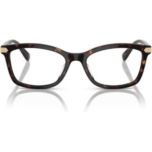 imageCOACH Womens Hc6219u Universal Fit Rectangular Prescription Eyewear FramesDark TortoiseDemo