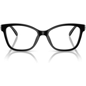 imageCOACH Womens Hc6246f Maxi C Hardware Low Bridge Fit Butterfly Prescription Eyewear FramesBlackDemo Lens