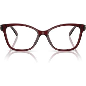 imageCOACH Womens Hc6246f Maxi C Hardware Low Bridge Fit Butterfly Prescription Eyewear FramesMilky BurgundyDemo Lens