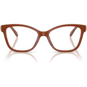 imageCOACH Womens Hc6246f Maxi C Hardware Low Bridge Fit Butterfly Prescription Eyewear FramesMilky HazelnutDemo Lens