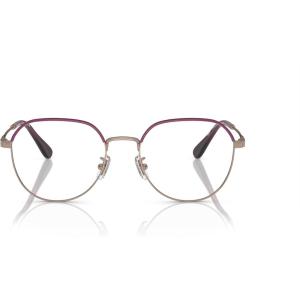 imageCoach Womens Hc5164d Round Prescription Eyewear FramesRose GoldBurgundyDemo Lens