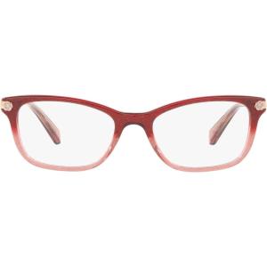 imageCoach Womens Hc6142 Square Prescription Eyewear FramesBurgundy Pink Glitter GradientDemo Lens