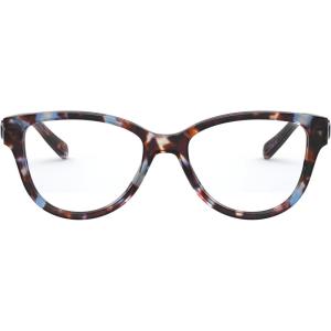 imageCoach Womens Hc6153 Round Prescription Eyewear FramesBlue TortoiseDemo Lens