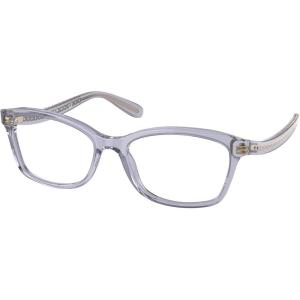 imageCoach Womens Hc6181 Rectangular Prescription Eyewear FramesTransparent VioletDemo Lens