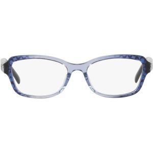 imageCoach Womens Hc6193u Universal Fit Rectangular Prescription Eyewear FramesBlue Gradient Signature CDemo Lens