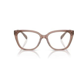 imageCoach Womens Hc6226f Low Bridge Fit Square Prescription Eyewear FramesTransparent BrownGreyDemo Lens