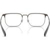 imageCOACH Womens HC5178 Metal C Hardware Rectangular Prescription Eyewear Frames Satin GunmetalDemo Lens 57 mm