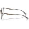 imageCOACH Womens HC5178 Metal C Hardware Rectangular Prescription Eyewear Frames Satin GunmetalDemo Lens 57 mm