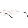 imageCoach Womens Hc5136 Oval Prescription Eyewear FramesRose GoldBlackDemo Lens