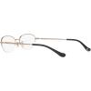 imageCoach Womens Hc5136 Oval Prescription Eyewear FramesRose GoldBlackDemo Lens