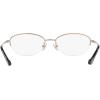 imageCoach Womens Hc5136 Oval Prescription Eyewear FramesRose GoldBlackDemo Lens