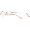 imageCoach Womens Hc5136 Oval Prescription Eyewear FramesShiny Rose GoldDemo Lens