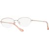 imageCoach Womens Hc5136 Oval Prescription Eyewear FramesShiny Rose GoldDemo Lens