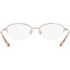 imageCoach Womens Hc5136 Oval Prescription Eyewear FramesShiny Rose GoldDemo Lens