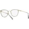 imageCoach Womens Hc5146 Cat Eye Prescription Eyewear FramesShiny Light GoldTransparent GreenDemo Lens