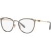 imageCoach Womens Hc5146 Cat Eye Prescription Eyewear FramesShiny Light GoldTransparent GreyDemo Lens