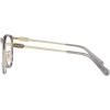 imageCoach Womens Hc5146 Cat Eye Prescription Eyewear FramesShiny Light GoldTransparent GreyDemo Lens