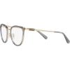 imageCoach Womens Hc5146 Cat Eye Prescription Eyewear FramesShiny Light GoldTransparent GreyDemo Lens