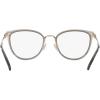 imageCoach Womens Hc5146 Cat Eye Prescription Eyewear FramesShiny Light GoldTransparent GreyDemo Lens