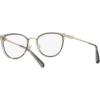 imageCoach Womens Hc5146 Cat Eye Prescription Eyewear FramesShiny Light GoldTransparent GreyDemo Lens