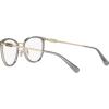 imageCoach Womens Hc5146 Cat Eye Prescription Eyewear FramesShiny Light GoldTransparent GreyDemo Lens