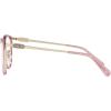 imageCoach Womens Hc5146 Cat Eye Prescription Eyewear FramesShiny Light GoldTransparent PinkDemo Lens