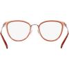 imageCoach Womens Hc5146 Cat Eye Prescription Eyewear FramesShiny Rose GoldTransparent AmberDemo Lens