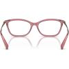 imageCoach Womens Hc6146u Universal Fit Butterfly Prescription Eyewear FramesTransparent BerryDemo Lens