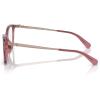 imageCoach Womens Hc6146u Universal Fit Butterfly Prescription Eyewear FramesTransparent BerryDemo Lens