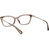 imageCoach Womens Hc6146u Universal Fit Butterfly Prescription Eyewear FramesTransparent BrownDemo Lens