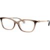 imageCoach Womens Hc6146u Universal Fit Butterfly Prescription Eyewear FramesTransparent BrownDemo Lens