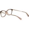 imageCoach Womens Hc6146u Universal Fit Butterfly Prescription Eyewear FramesTransparent BrownDemo Lens