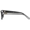 imageCoach Womens Hc6187 Square Prescription Eyewear FramesBlackDemo Lens
