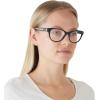 imageCoach Womens Hc6187 Square Prescription Eyewear FramesBlackDemo Lens