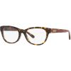 imageCoach Womens Hc6187 Square Prescription Eyewear FramesDark TortoiseDemo Lens