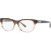 imageCoach Womens Hc6187 Square Prescription Eyewear FramesTransparent Brown GradientDemo Lens
