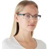 imageCoach Womens Hc6187 Square Prescription Eyewear FramesTransparent Brown GradientDemo Lens
