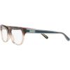 imageCoach Womens Hc6187 Square Prescription Eyewear FramesTransparent Brown GradientDemo Lens