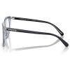 imageCoach Womens Hc6223u Universal Fit Square Prescription Eyewear FramesTransparent BlueDemo Lens