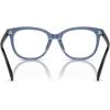 imageCoach Womens Hc6223u Universal Fit Square Prescription Eyewear FramesTransparent BlueDemo Lens