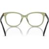 imageCoach Womens Hc6223u Universal Fit Square Prescription Eyewear FramesTransparent Green HopperDemo Lens