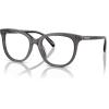 imageCoach Womens Hc6223u Universal Fit Square Prescription Eyewear FramesTransparent GreyDemo Lens