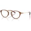imageCoach Womens Hc6268d Round Prescription Eyewear FramesTransparent BrownDemo Lens