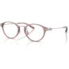 imageCoach Womens Hc6268d Round Prescription Eyewear FramesTransparent PurpleDemo Lens