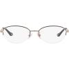 imageCoach Womens Hc5136 Oval Prescription Eyewear FramesRose GoldBlackDemo Lens