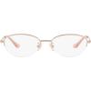 imageCoach Womens Hc5136 Oval Prescription Eyewear FramesShiny Rose GoldDemo Lens