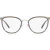 imageCoach Womens Hc5146 Cat Eye Prescription Eyewear FramesShiny Light GoldTransparent GreyDemo Lens