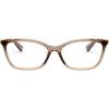 imageCoach Womens Hc6146u Universal Fit Butterfly Prescription Eyewear FramesTransparent BrownDemo Lens