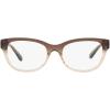 imageCoach Womens Hc6187 Square Prescription Eyewear FramesTransparent Brown GradientDemo Lens