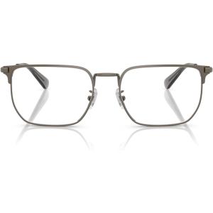 imageCOACH Womens HC5178 Metal C Hardware Rectangular Prescription Eyewear Frames Satin GunmetalDemo Lens 57 mm